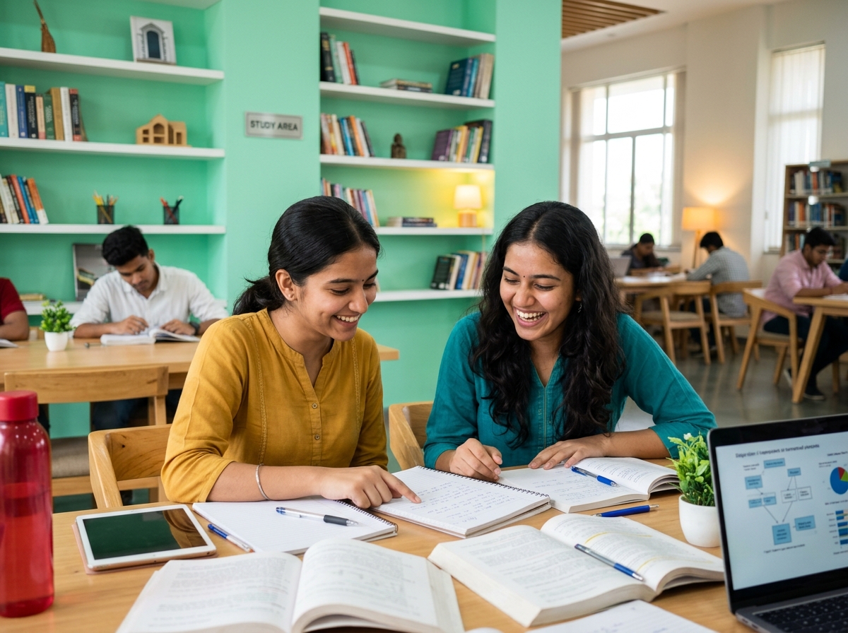 Students discussing
